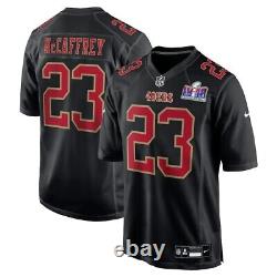 Christian McCaffrey San Francisco 49ers Nike Super Bowl LVIII Jersey XL NWT