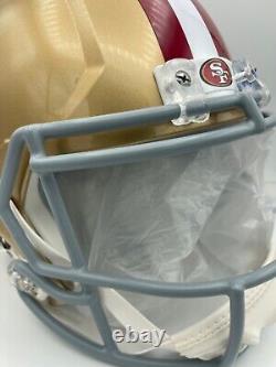 Christian McCaffrey Signed San Francisco 49ers Full Size Helmet COA Holog