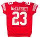 Christian Mccaffrey San Francisco 49ers Signed Jersey Game-cut Style Beckett Coa