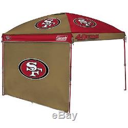 Coleman NFL 10' x 10' Dome Canopy with Wall San Francisco 49ers