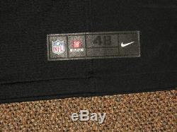 Colin Kaepernick San Francisco 49ers Black Authentic Nike Elite Jersey sz 48 New