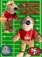 Collectible San Francisco 49ers Pro Bear Plush NFL Licensed, 20 Inches