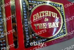 Custom SF 49ERS Championship Belt Adult Size 2mm Brass