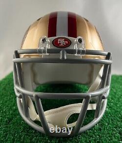 Custom San Francisco 49ers Riddell Speed Mini Helmet (primary)