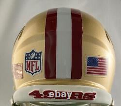 Custom San Francisco 49ers Riddell Speed Mini Helmet (primary)