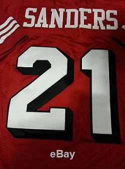 Deion Sanders 1994 San Francisco 49ers Mitchell & Ness Authentic Jersey Sz 44 L