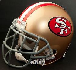 DEION SANDERS SAN FRANCISCO 49ers Schutt EGOP Football Helmet FACEMASK GRAY