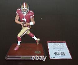 Danbury Mint Colin Kaepernick San Francisco 49ers NFL Statue + COA