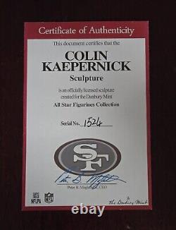 Danbury Mint Colin Kaepernick San Francisco 49ers NFL Statue + COA