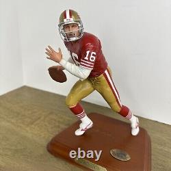 Danbury Mint Joe Montana Figurine San Francisco 49ers NFL HOF