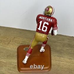 Danbury Mint Joe Montana Figurine San Francisco 49ers NFL HOF