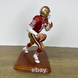 Danbury Mint Joe Montana Figurine San Francisco 49ers NFL HOF