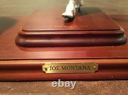 Danbury Mint Joe Montana San Francisco 49ers 3 Piece Sculpture