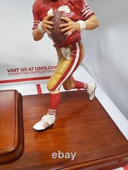 Danbury Mint San Francisco 49ers Joe Montana 3 Figure Statue game winning