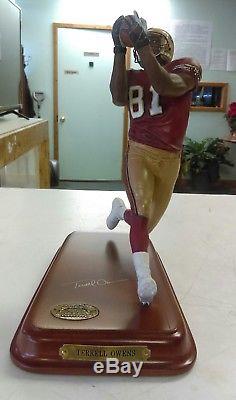 Danbury Mint Terrell Owens NFL San Francisco 49ers Figure Figurine Rare