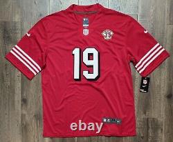 Deebo Samuel #19 San Francisco 49ers Stitched Scarlet 75th Color Rush Jersey