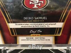 Deebo Samuel 2019 Select Black 1/1 Rpa Shield Auto RC 49ers