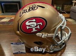 Deebo Samuel Autographed San Francisco 49ers Full Size Helmet Witness Beckett