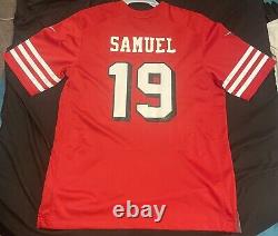 Deebo Samuel, San Francisco 49ers, Alternate Scarlet Jersey (L) (Never Worn)