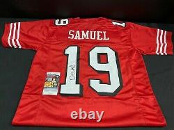 Deebo Samuel San Francisco 49ers Signed Custom Red Tb Stitched Jersey Jsa Coa