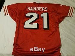 Deion Primetime Sanders 1994 San Francisco 49ers Niners Authentic Jersey Sz 50