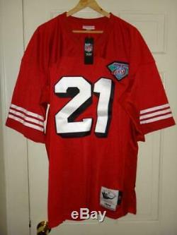 Deion Sanders 1994 SF 49ers Mitchell & Ness Authentic Throwback Jersey 52 (2XL)