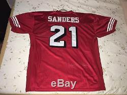 Deion Sanders #21 San Francisco 49ers Mitchell & Ness Authentic Jersey 4XL