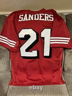 Deion Sanders Authentic 94 San Francisco 49ers Jersey 75 Year Patch XL NWT