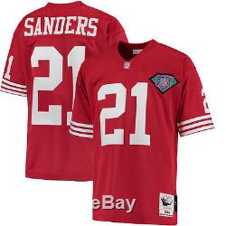 Deion Sanders Mitchell & Ness San Francisco 49ers Football Jersey NFL