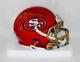 Deion Sanders Signed San Francisco 49ers BLAZE Mini Helmet- JSA W Auth Gold