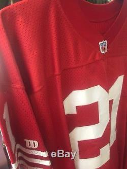 Deion Sanders Vintage 1994 Authentic 49ers Jersey With NFL 75th Anniversry Patch