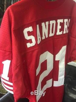 Deion Sanders Vintage 1994 Authentic 49ers Jersey With NFL 75th Anniversry Patch