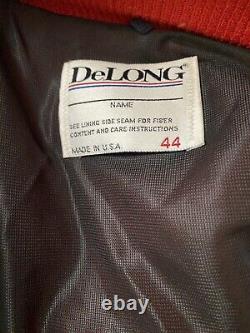 Delong Sz 44 San Francisco 49ers Vtg Wool Leather Superbowl Varsity Jacket USA