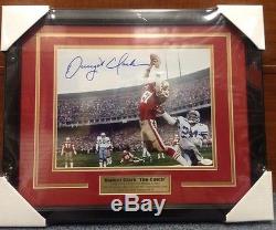 Dwight Clark Signed Autographed & Framed 11x14 Photo With JSA The Catch SF 49ers