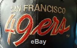 Extremely Rare San Francisco 49ers Sports Specialties Leather Strapback Hat Cap