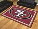 FANMATS NFL San Francisco 49ers 8'x10' Rug Great For Man Caves, Game Room, Bar