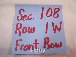 FRONT ROW Sec108 ADA San Francisco 49ers vs Dallas Cowboys 10/22 Levi's Stadium