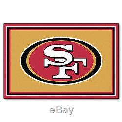 Fanmats San Francisco 49ers Gold Nylon Area Rug (5' x 8')