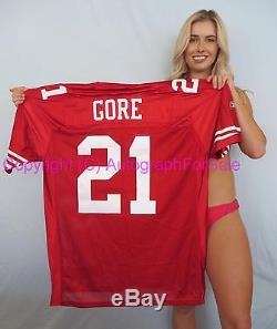 Frank Gore San Francisco 49ers authentic Reebok stitched 2009 2010 2011 jersey