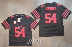 Fred Warner #54 San Francisco 49ers Stitched Alt Black F. U. S. E. Jersey withC Patch