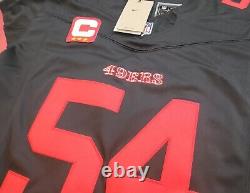 Fred Warner #54 San Francisco 49ers Stitched Alt Black F. U. S. E. Jersey withC Patch