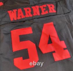 Fred Warner #54 San Francisco 49ers Stitched Black F. U. S. E. Jersey withCPT C Patch