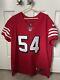 Fred Warner Authentic San Francisco 49ers Nike Elite Scarlet Alt Jersey Sz 48