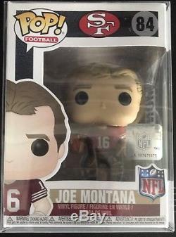 Funko Pop! NFL Legends Joe Montana In Hand VHTF San Francisco SF 49ers Vaulted