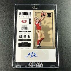 George Kittle 2017 Panini Contenders #164 Autograph Auto Rooie Rc Sf 49ers NFL