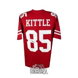 George Kittle Autographed San Francisco 49ers Custom Football Jersey BAS COA