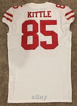 George Kittle San Francisco 49ers Game Issued Jersey Super Bowl LIV Patch