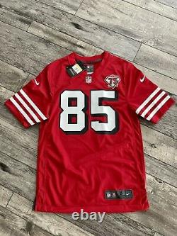 George Kittle San Francisco 49ers Nike 75th Ann Alt Game Jersey Size S (NWT)