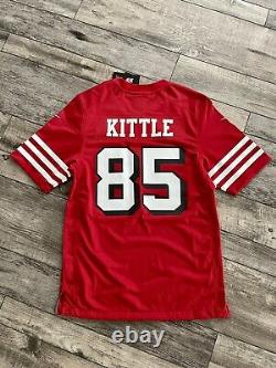 George Kittle San Francisco 49ers Nike 75th Ann Alt Game Jersey Size S (NWT)