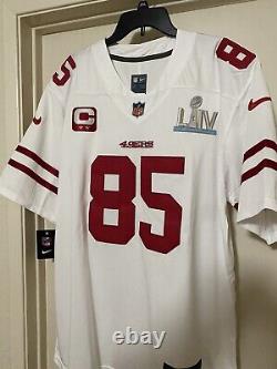 George Kittle San Francisco 49ers Nike Super Bowl LIV Jersey Mens XL